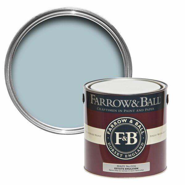 peinture farrow and ball hazy bleu ciel