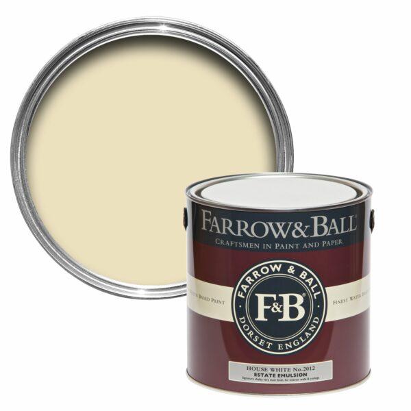 peinture farrow and ball house white blanc acidulé