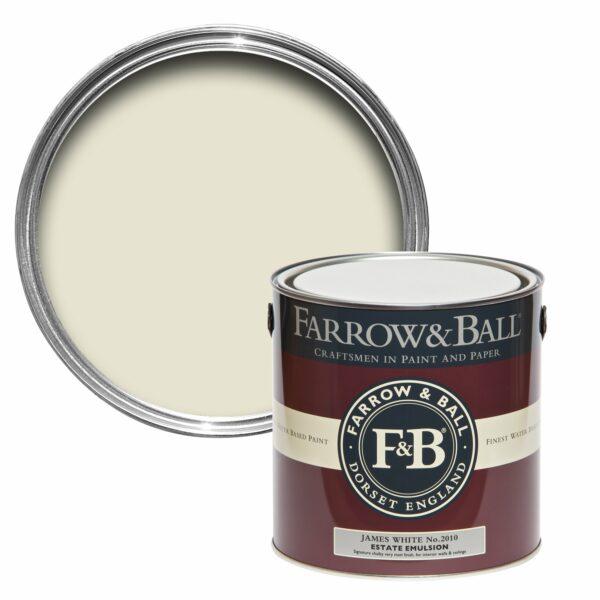 peinture farrow and ball james white blanc cassé