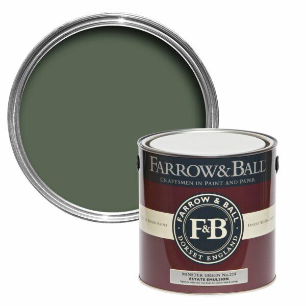 peinture farrow and ball minster green vert franc