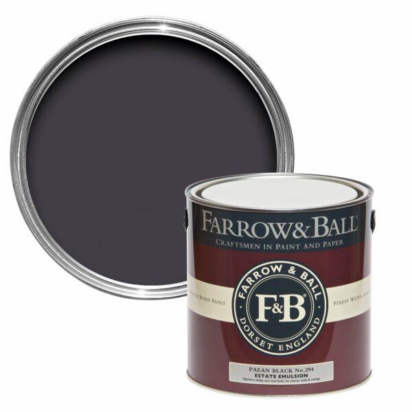 peinture farrow and ball paean black noir