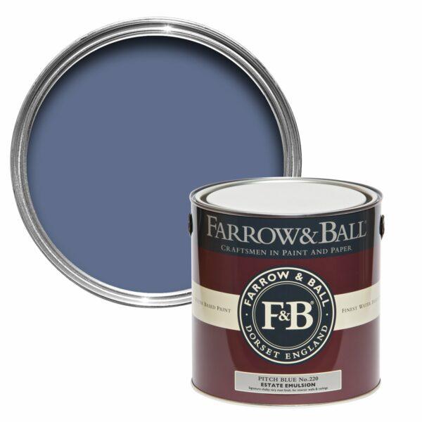 peinture farrow and ball pitch blue bleu cobalt