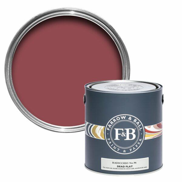 peinture farrow and ball radicchio rouge cramoisi