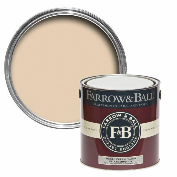 peinture farrow and ball single cream beige chaud