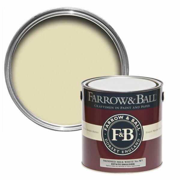 peinture farrow and ball skimmed milk white blanc lait