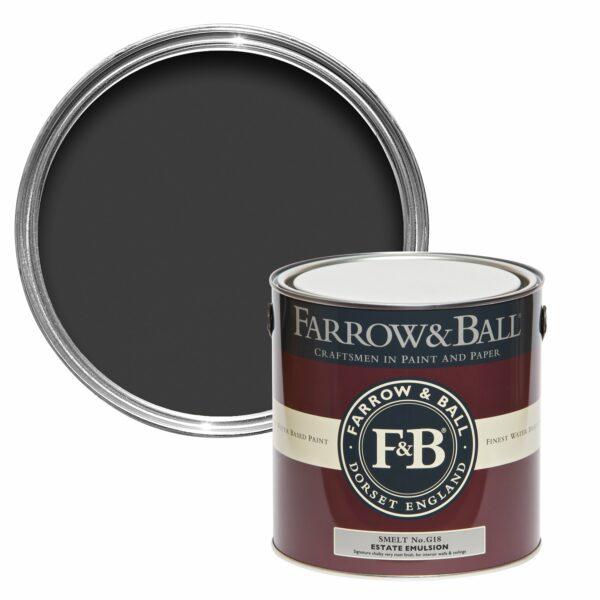 peinture farrow and ball smelt black noir doux