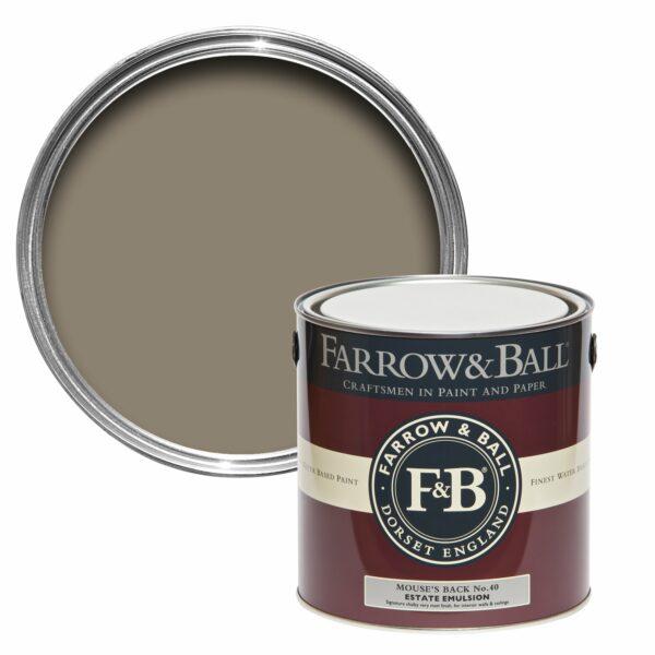 peinture farrow and ball mouse back brun gris