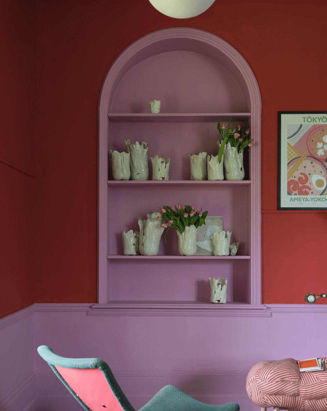 peinture rose délicat farrow and ball